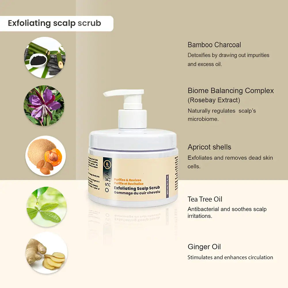 Exfoliating Scalp Scrub OSKA Pure