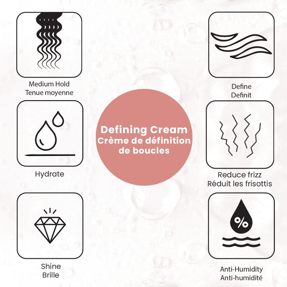 Curl Defining Cream <br>Anti-frizz + Anti-humidity - Medium Hold image 3