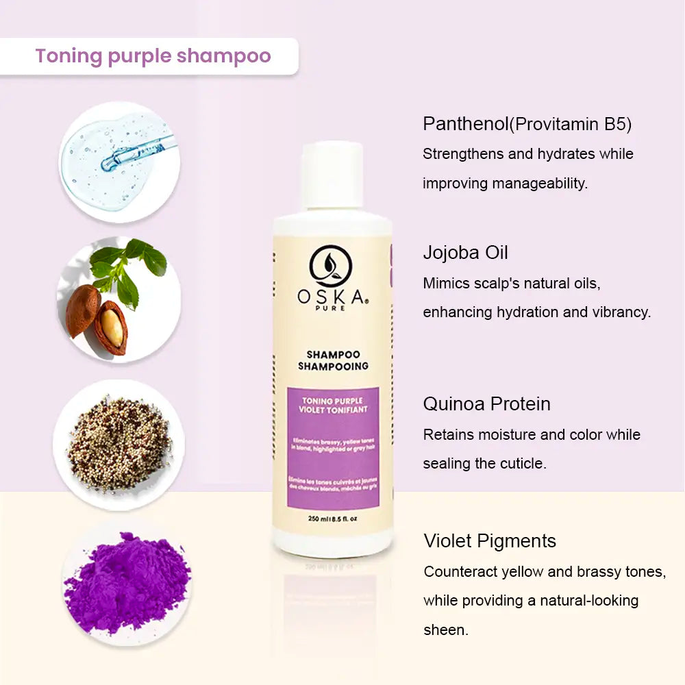Toning Purple Shampoo OSKA Pure