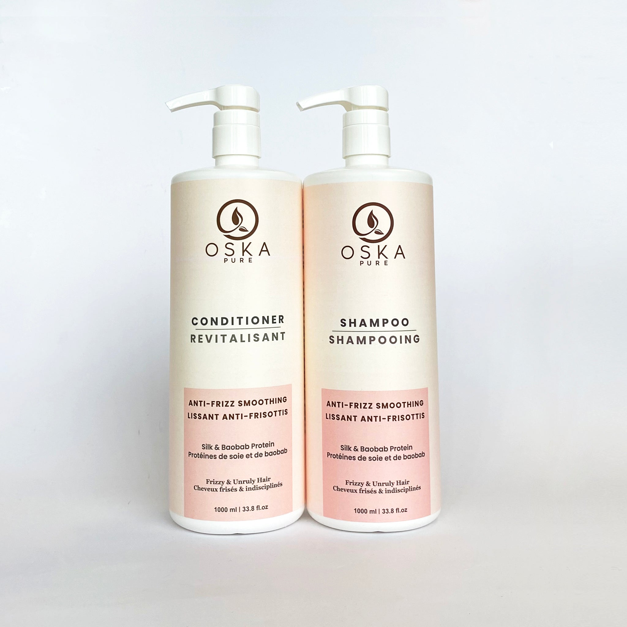 Anti-Frizz Smoothing Shampoo & Conditioner Duo OSKA Pure