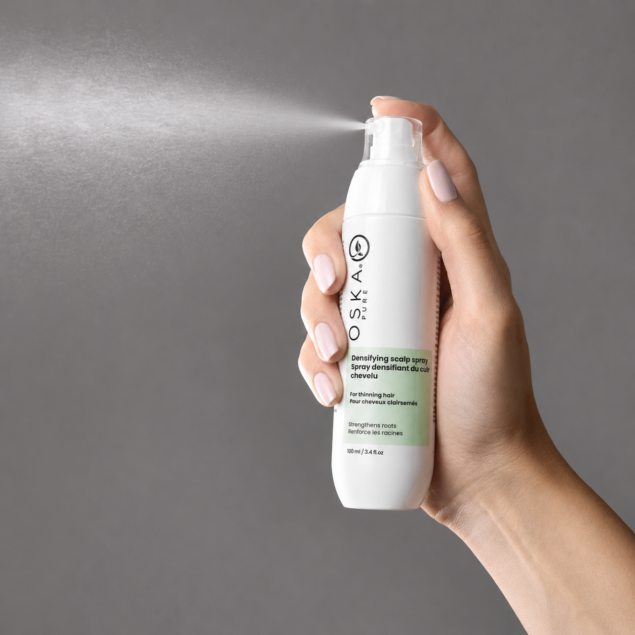 Spray densifiant du cuir chevelu