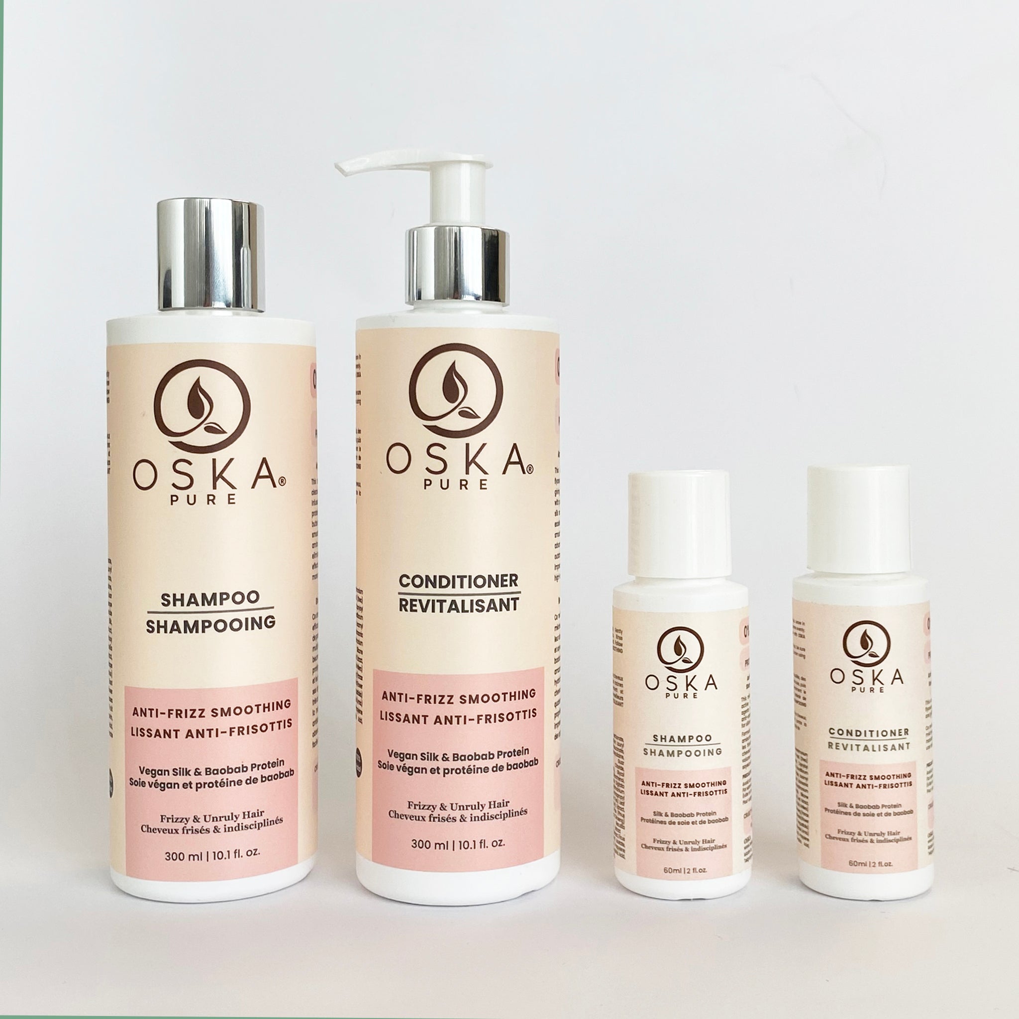 Anti-Frizz Smoothing Shampoo & Conditioner Duo OSKA Pure