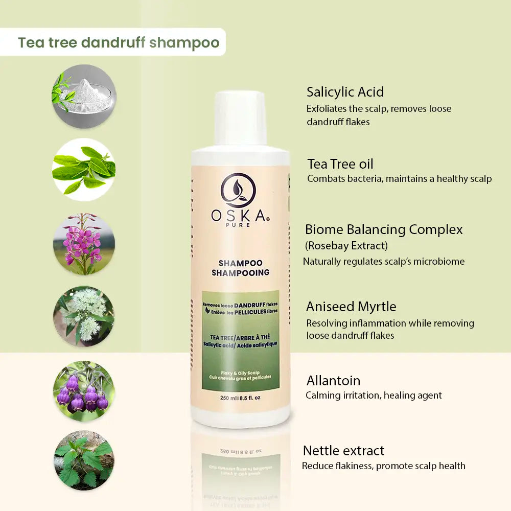 Shampooing à l'arbre à thé pour les pellicules image 1