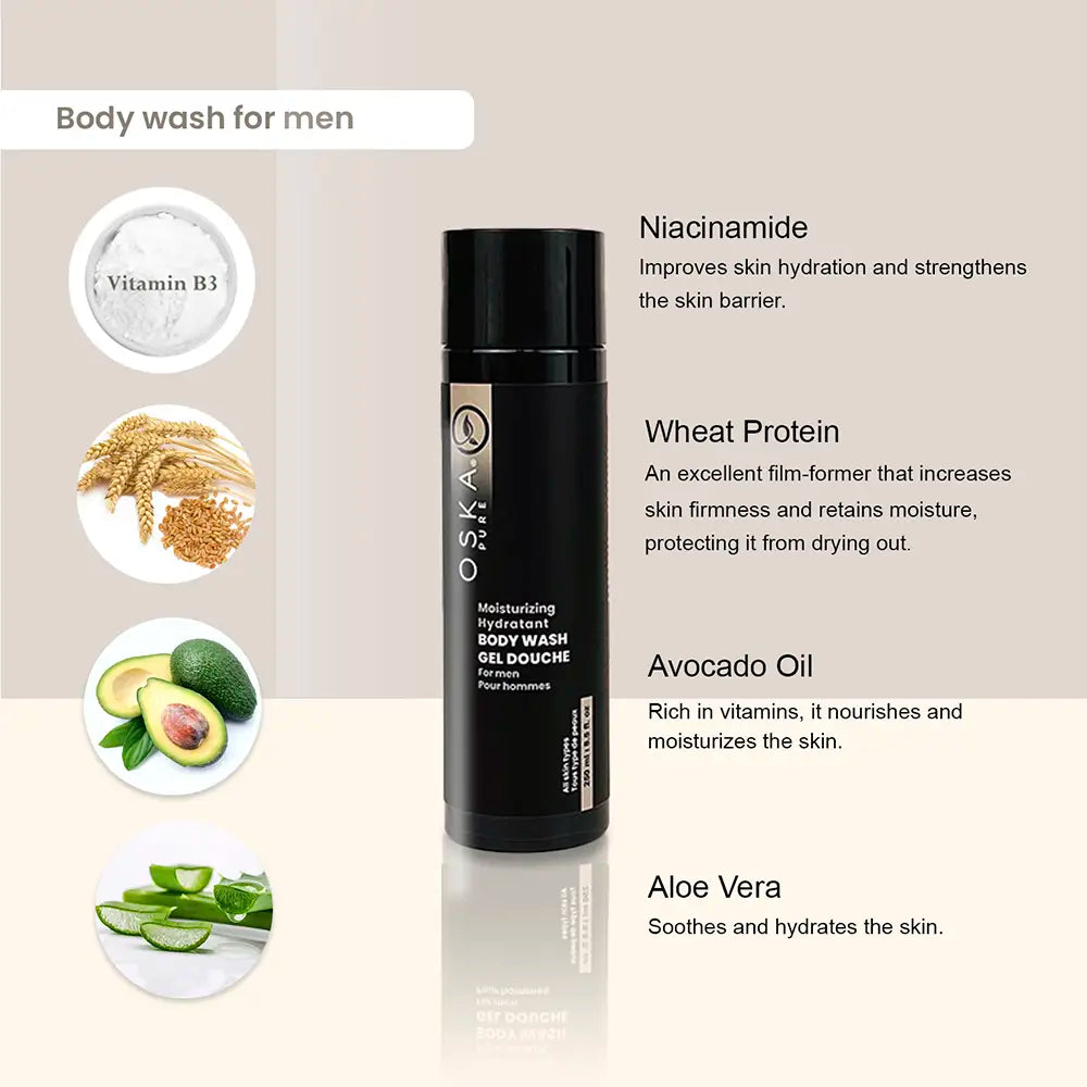 Body Wash for Men OSKA Pure