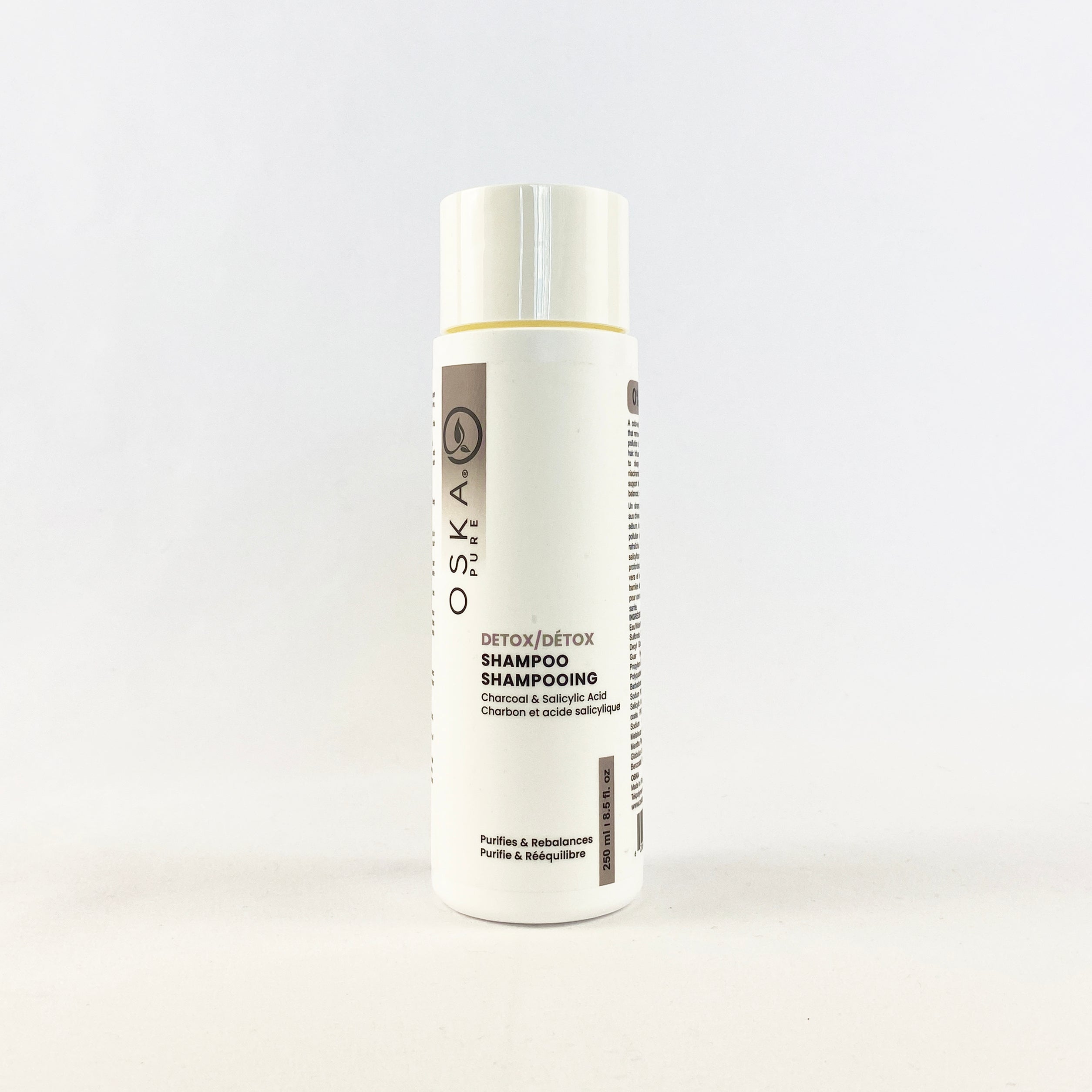 Oska Detox Shampoo bottle on a white background