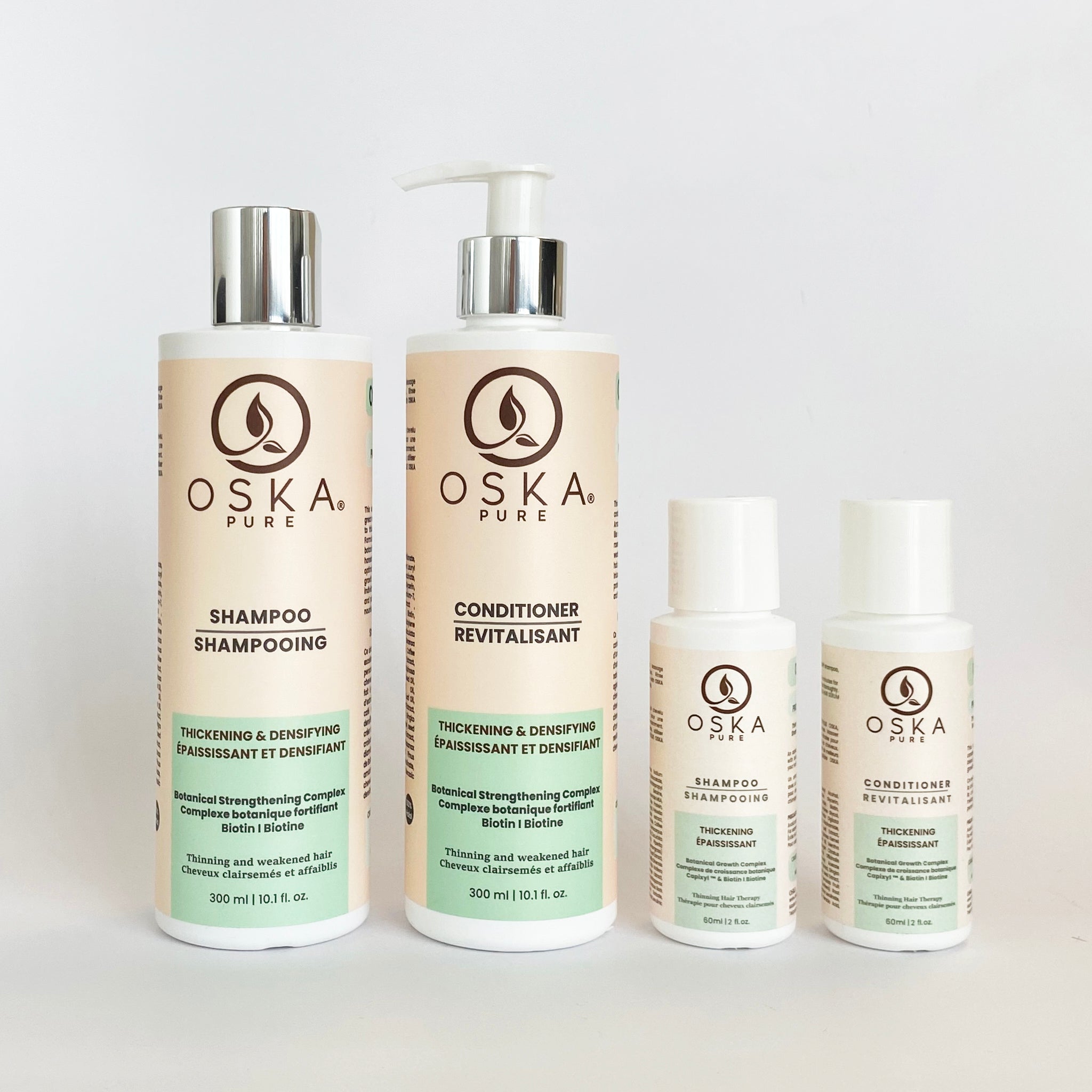 Thickening & Densifying Shampoo and Conditioner Duo OSKA Pure